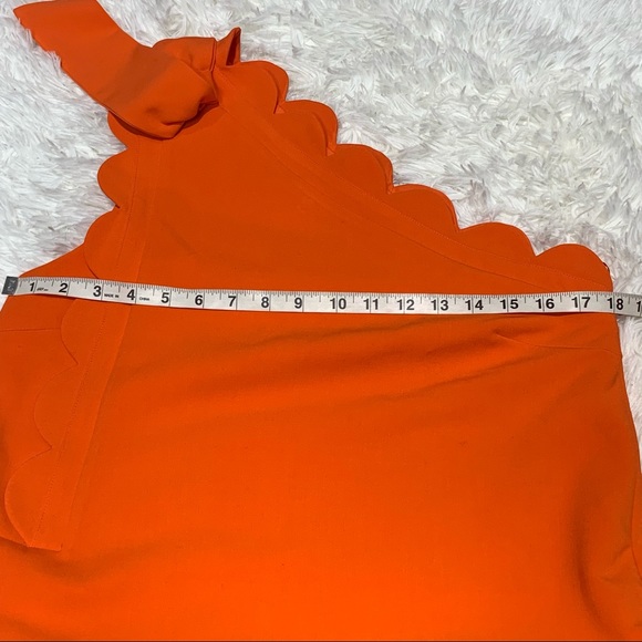 Victoria Beckham for Target  One Shoulder Dress Women orange M - Picture 8 of 13